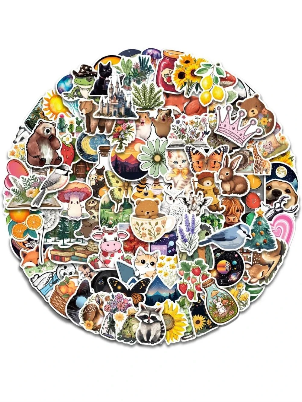 Cute Small Pets Sticker Pack - Colorful Assorted Designs